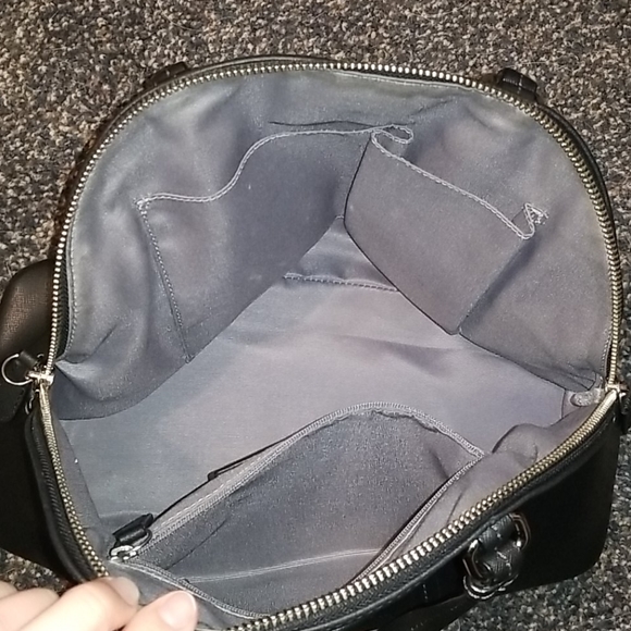 Authentic Black Leather Coach handbag - Picture 4 of 8